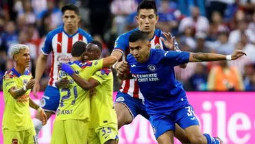 Ex jugadores de Chivas contra Cruz Azul y jugadores del América