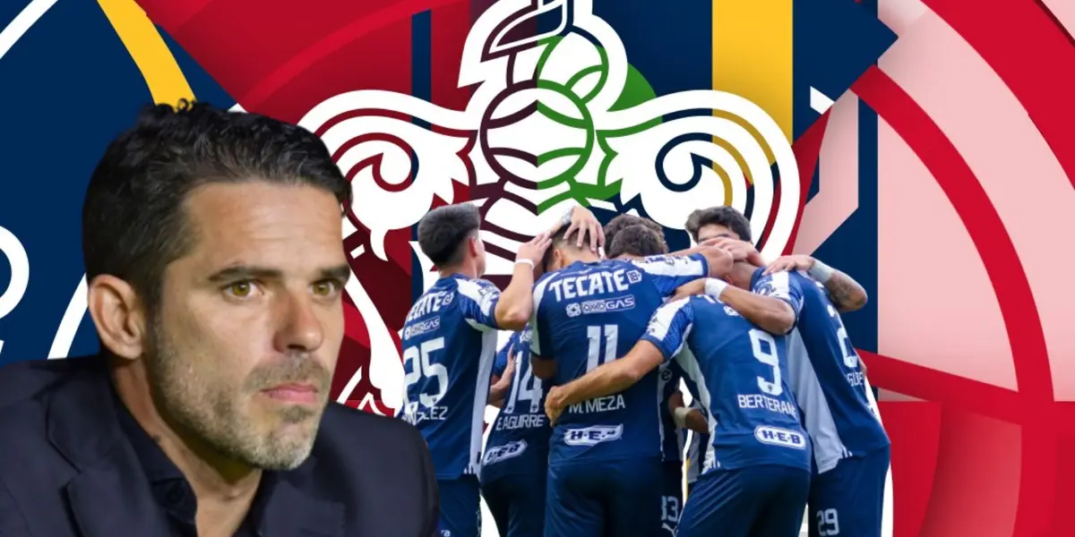 Fernando Gago junto a jugador de Monterrey / FOTO ABC NOTICIAS