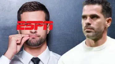 Fernando Gago y a lado el logo de ESPN / Foto Getty