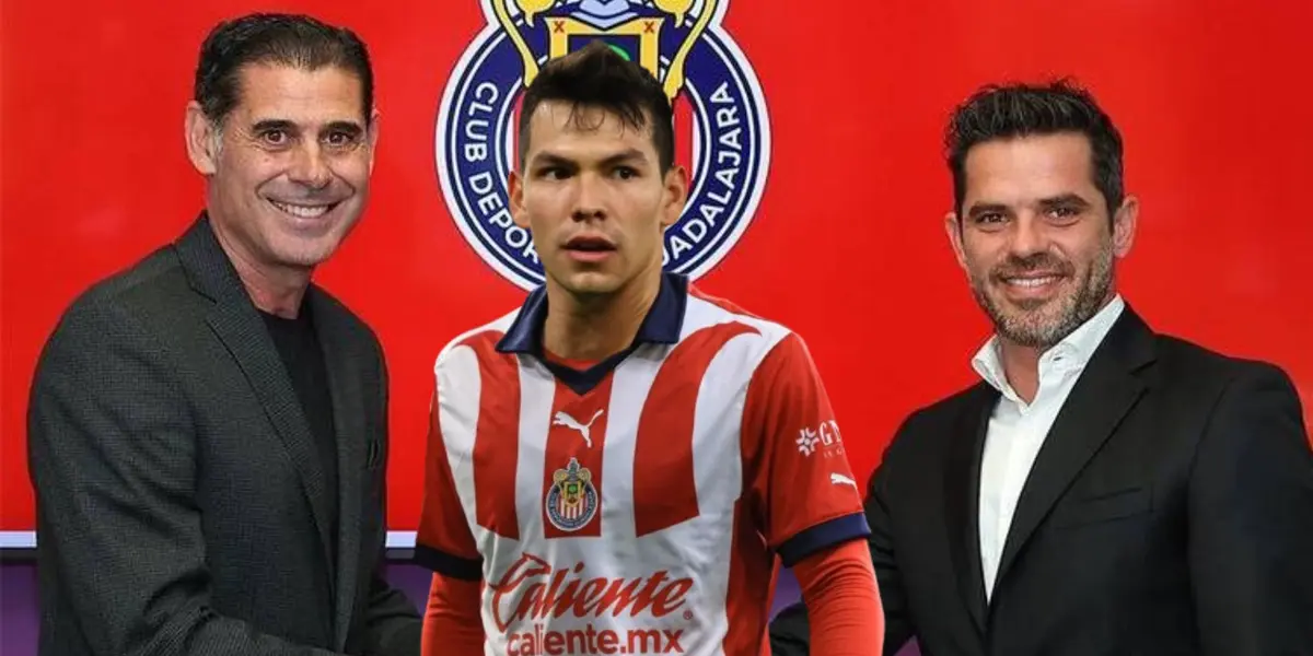 Fernando Hierro y Gago con el Chucky vestido de Chivas