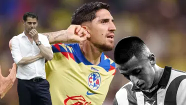 Fernando Hierro y Piojo Tristes y Valdés celebrando