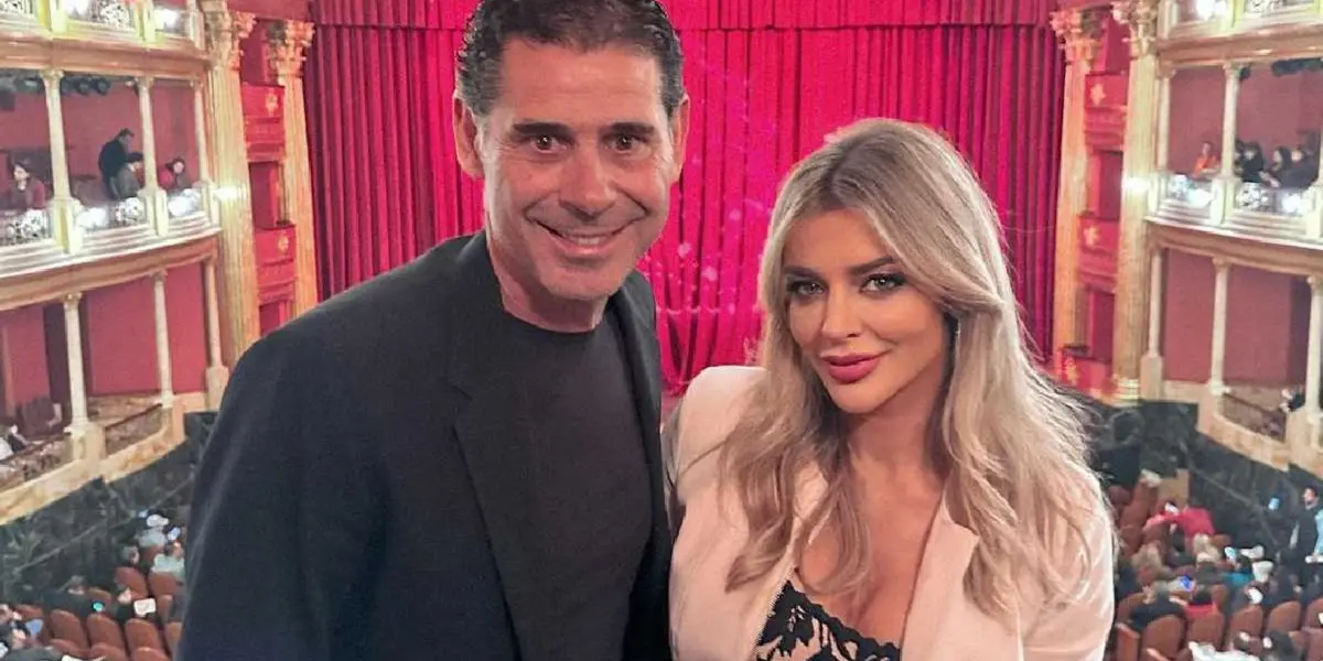 Fernando Hierro y su esposa Fani Stipkovic quién mencionó a Chivas recientemente | Foto: Mediotiempo