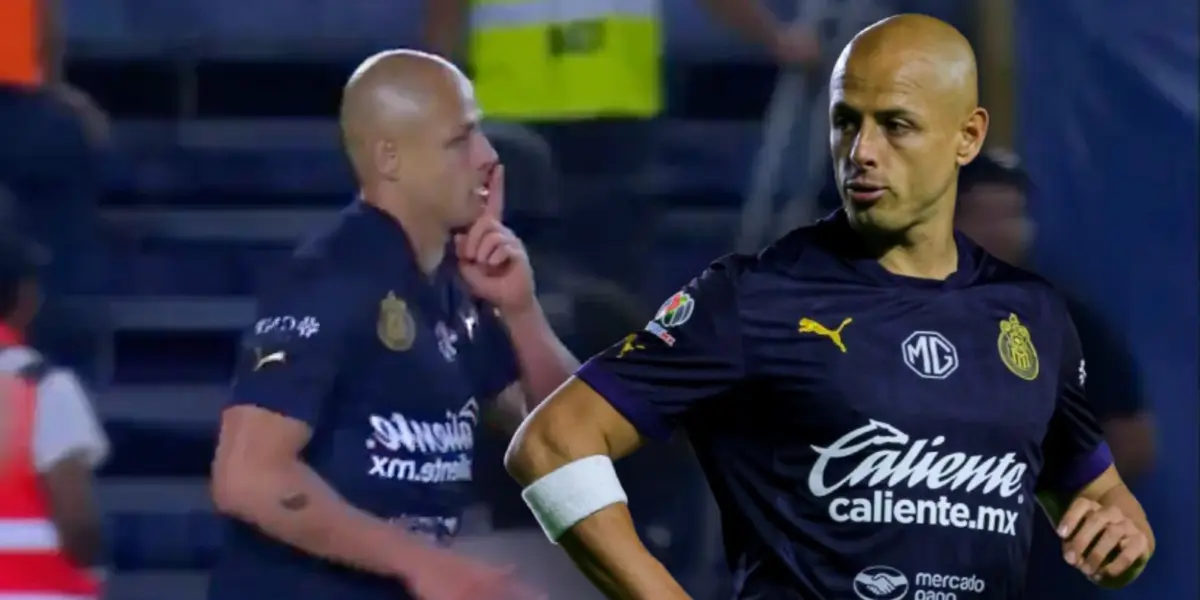 Festejo de Javier Hernández / Foto: ESPN