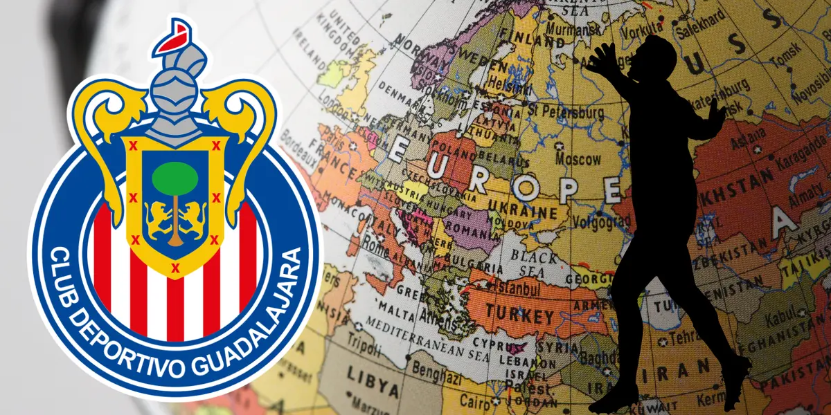 Fondo de Canva con escudo de Chivas