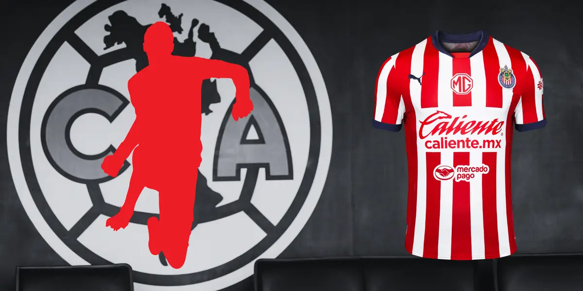 Fondo del América, con Jersey de Chivas