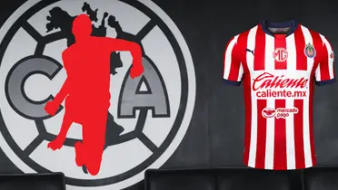 Fondo del América, con Jersey de Chivas