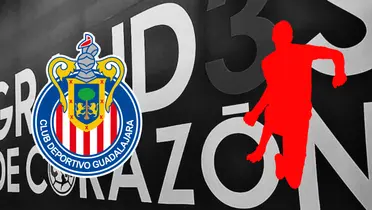 Fondo propio, con escudo de Chivas al frente.