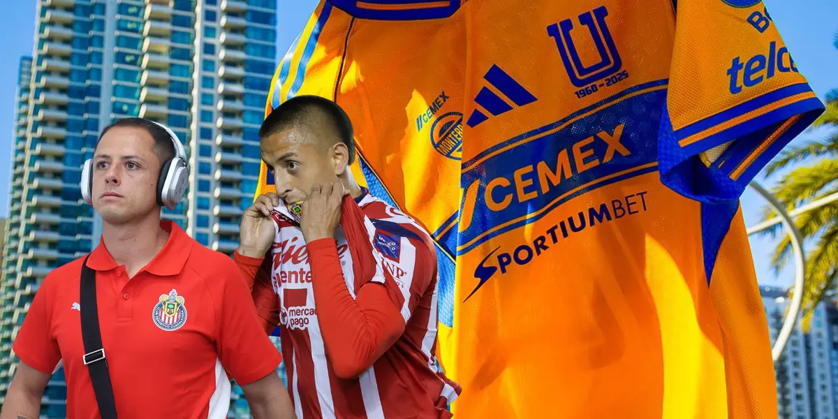 Fondo tomado de Tigres, con Alvarado y CH14 al frente