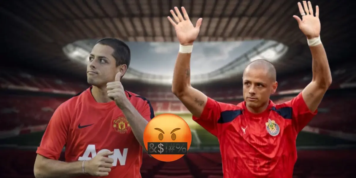 Foto: Chicharito Hernández en su paso por Manchetser United y Chivas