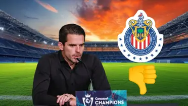 Foto: Fernando Gago en Chivas y Óscar Whalley