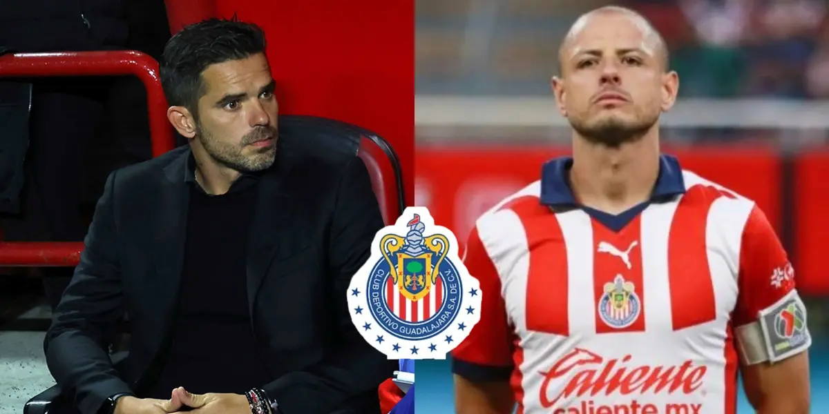 Foto: Fernando Gago y Chicharito Hernández en Chivas