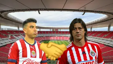 Foto: Infmx / Nene Beltrán y Matías Almeyda en Chivas