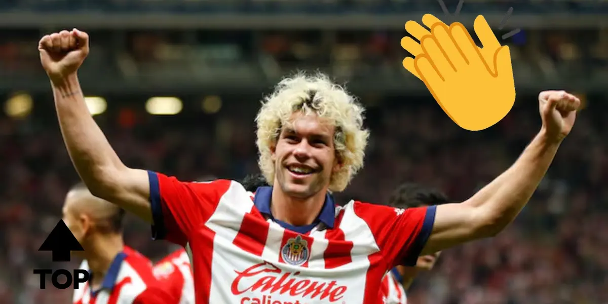 Foto: Plano Informativo / Cade Cowell vistiendo la camiseta de Chivas