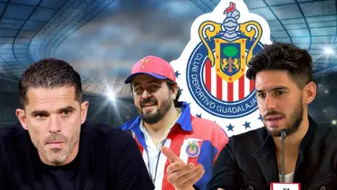 Foto: Yahoo / Rafael Marquez Lugo, Amaury Vergara y Fernando Gago en Chivas