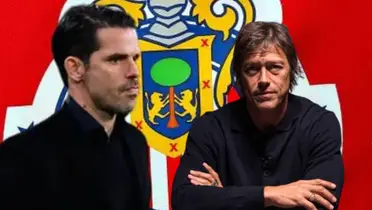 Gago y Almeyda con escudo de Chivas/FOTO: The coaches Voice