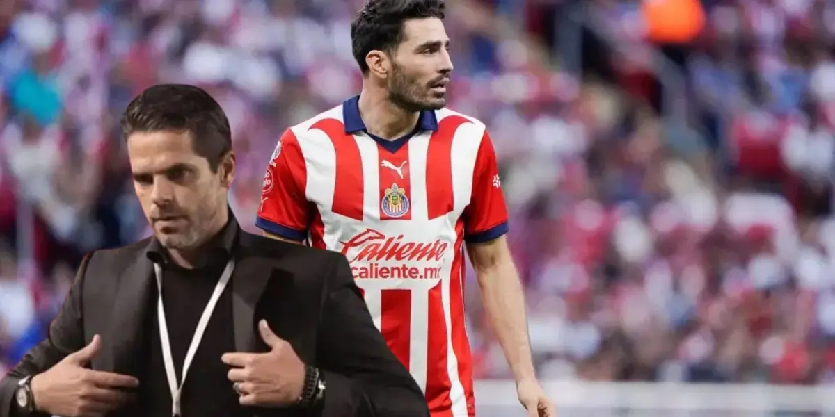 Gago y el Pollo en un partido de Chivas