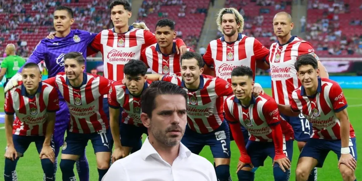 Gago y los jugadores de Chivas