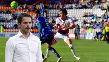 Gago y Mozo en el duelo vs Pachuca