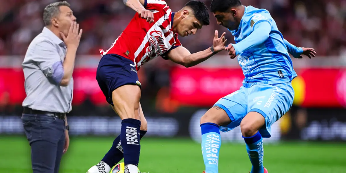 García junyent vivió con pasión el Chivas 2-1 Pachuca | Foto: Especial