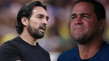 Gerardo Espinoza y André Jardine / Foto: MEXSPORT y GROK