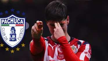 González celebrando. Foto: Chivas