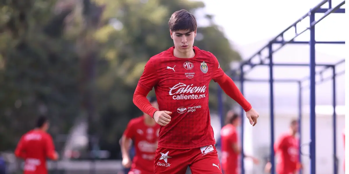 González en entreno. Foto: Chivas