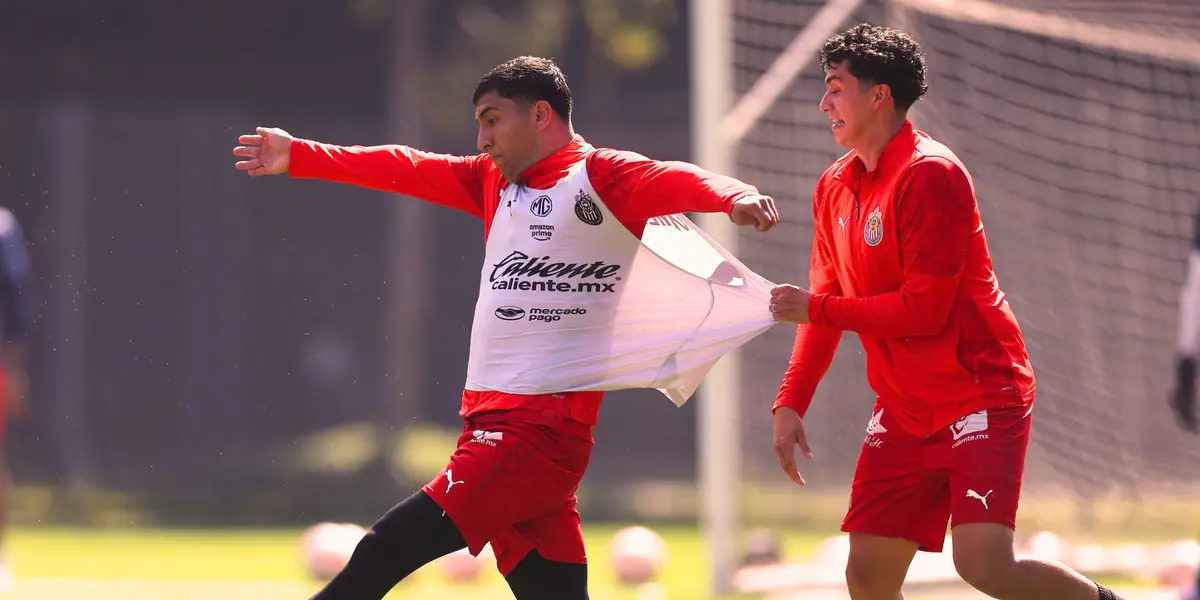 González en entreno. Foto: Chivas