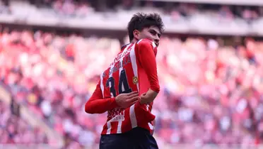 González festejando. Foto: Chivas
