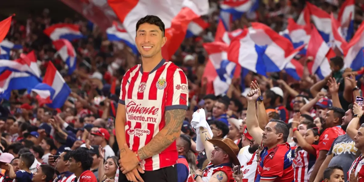 Govea con la afición de Chivas