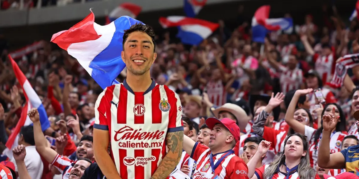 Govea con la afición de Chivas