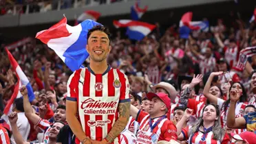 Govea con la afición de Chivas