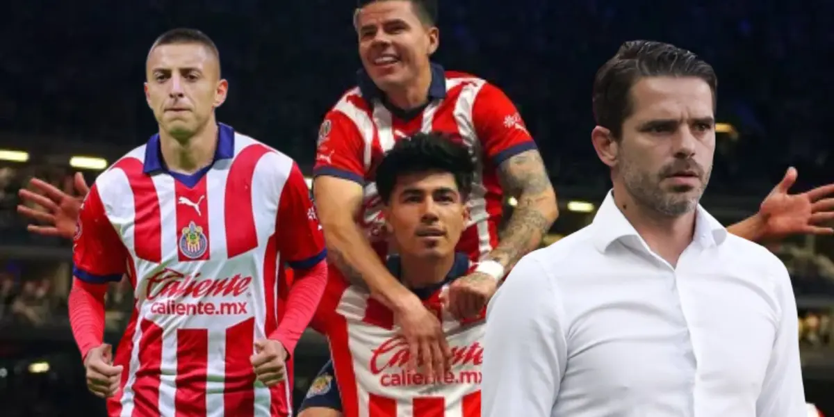 Guti y Pável festejando y Piojo Y Gago observando