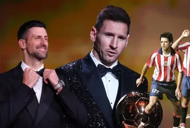 Hasta Djokovic se desvive por Leo Messi, pero el Balón de Oro reconoció a un ex rojiblanco