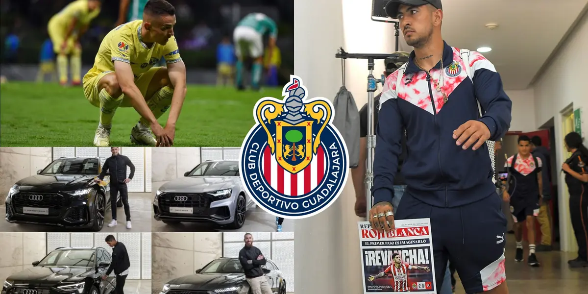 Hasta en tema de auto el capitán de Chivas deja en el sueño a la figura del América.