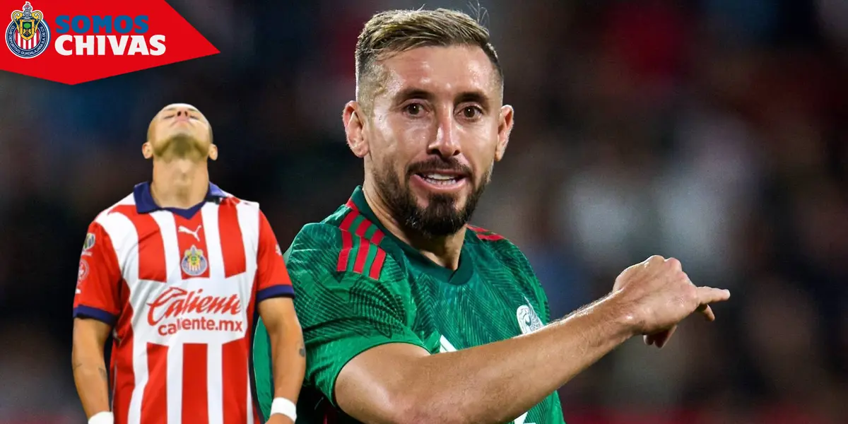 Héctor Herrera y Chicharito (Fuente: MEXSPORT)