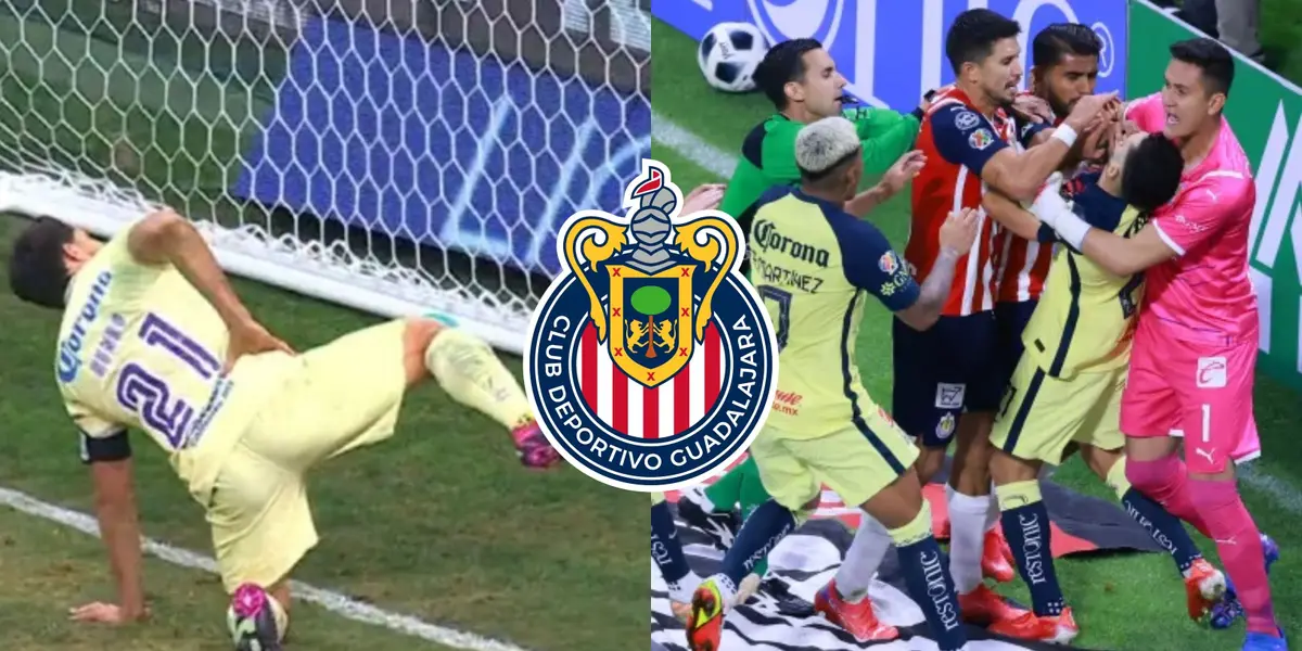 Henry Martín tuvo un polémico festejo durante el clásico pasado.