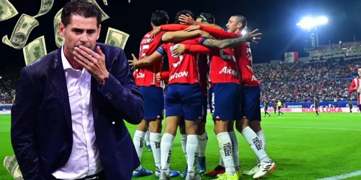 Hierro con dólares y jugadores de Chivas