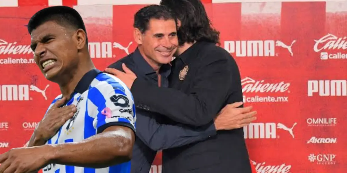 Hierro y Amaury se abrazan y Gallado con la de Rayados