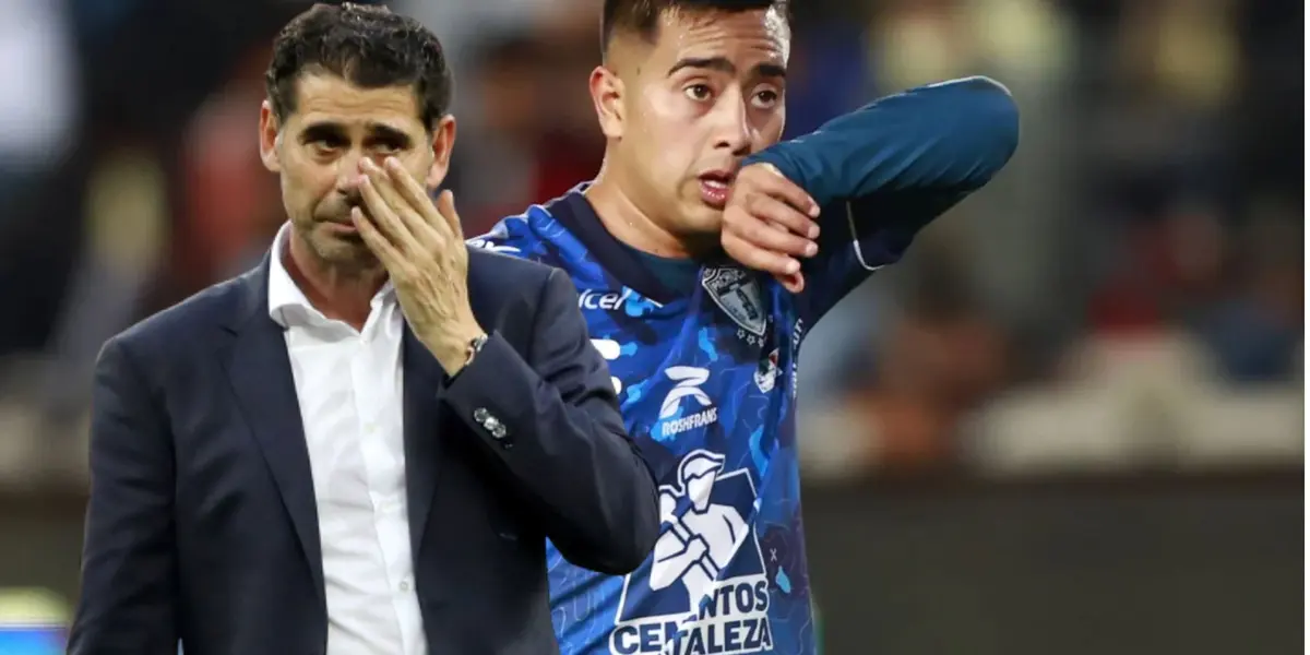 Hierro y Chiquito tomándose el rostro