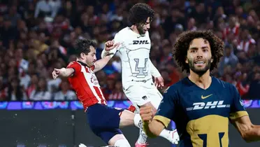 Huerta con Pumas en partido con Chivas/FOTO: X Chivas