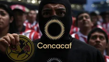 Ilustración de la Concacaf sujetando al Club América / Foto: GROK