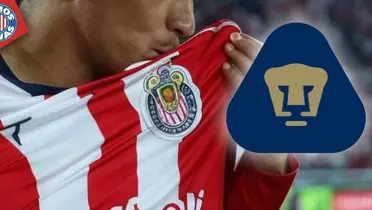 Ilustración del beso a playera de Chivas (Fuente: GROK)
