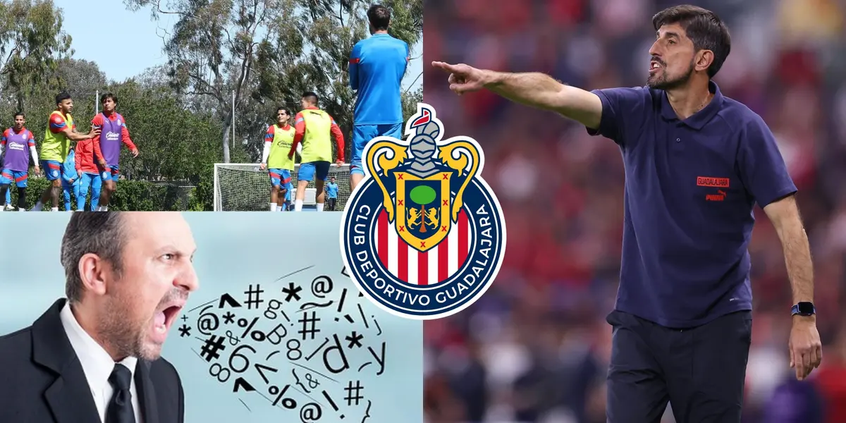Insultó a un compañero en pleno entrenamiento, Veljko Paunovic lo borraría del once titular en Chivas.