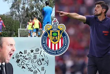 Insultó a un compañero en pleno entrenamiento, Veljko Paunovic lo borraría del once titular en Chivas.