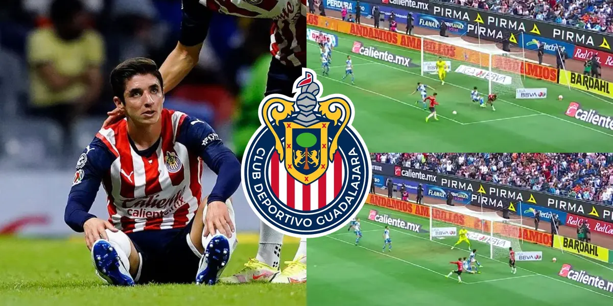 Isaác Brizuela podría salir de Chivas tras el error que cometió frente al Puebla en repechaje.
