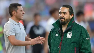 Jaime Lozano y Amaury Vergara (Foto tomada de: MexSport)