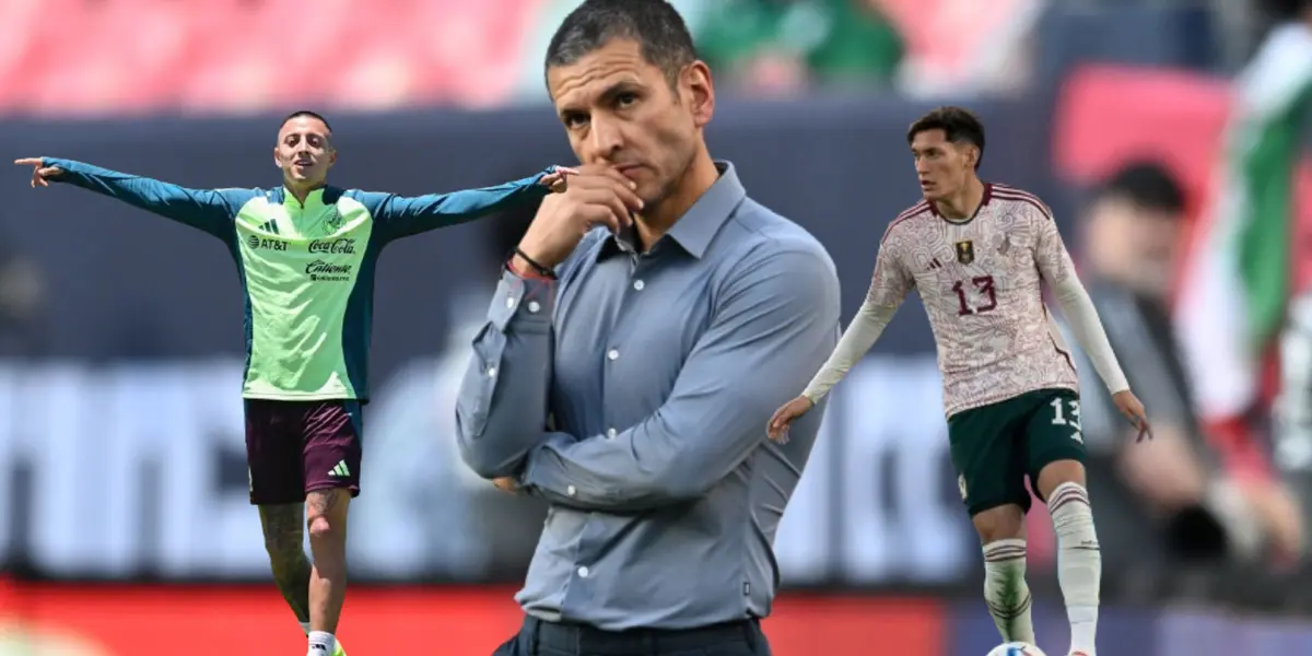 Jaime Lozano y jugadores de Chivas en selección