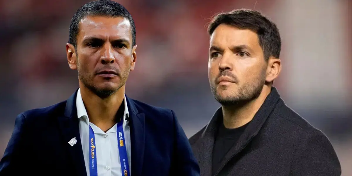 Jaime Lozano y Nicolás Larcamón (Foto tomada de: Argentina/Milenio)