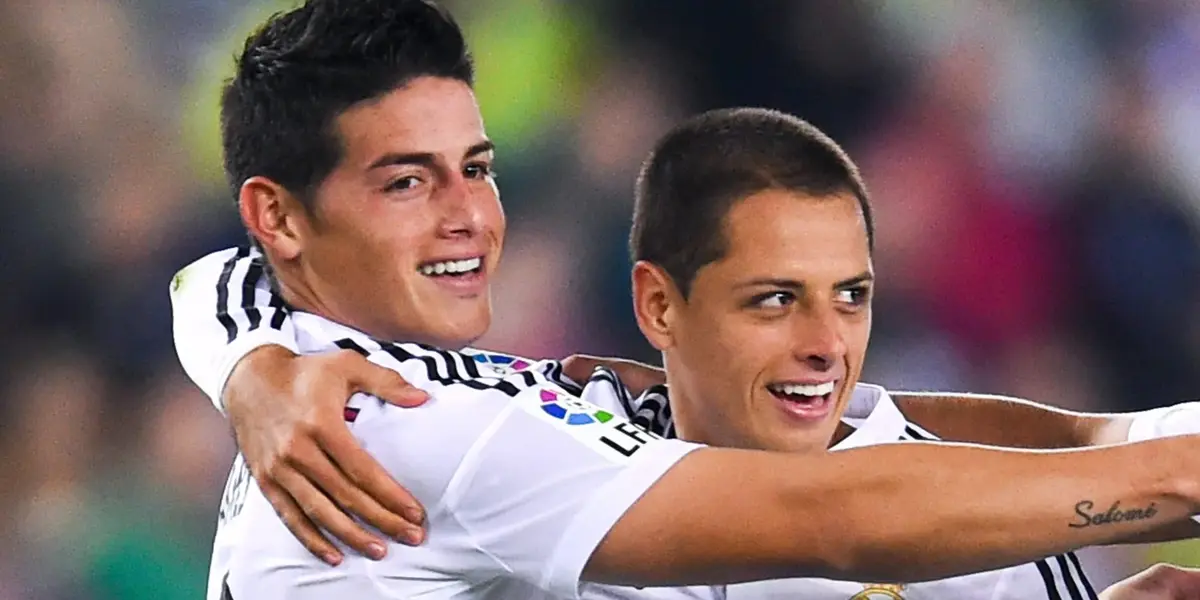 James Rodríguez y Chicharito Hernández juegan ahora en la Liga MX | Foto: getty Images