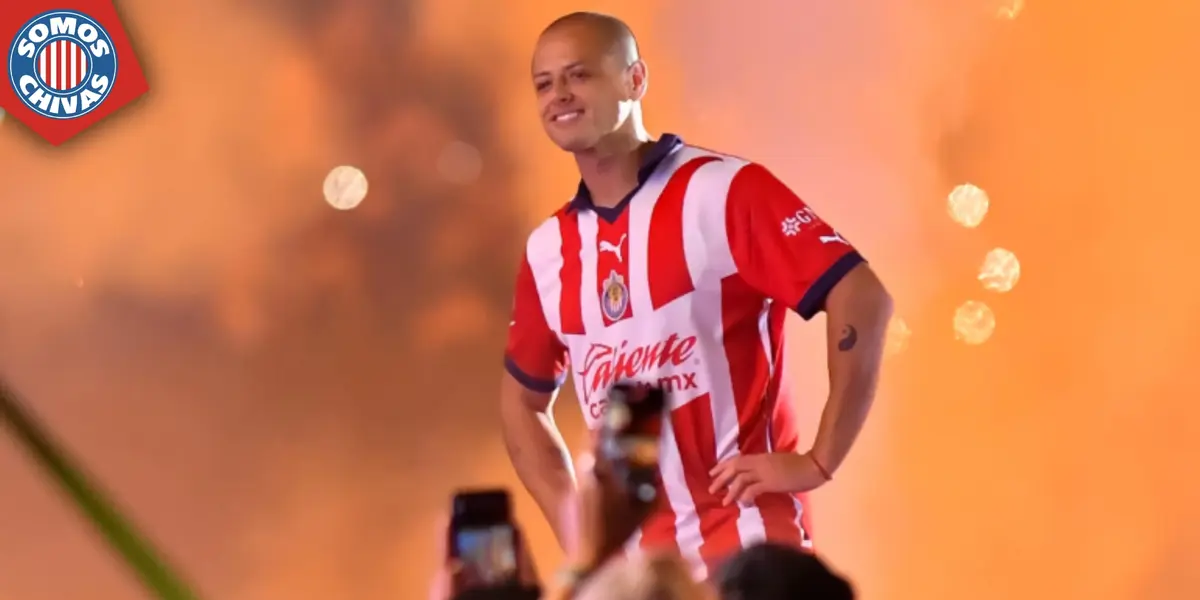 Javier Hernández en Chivas (Fuente: MEXSPORT)